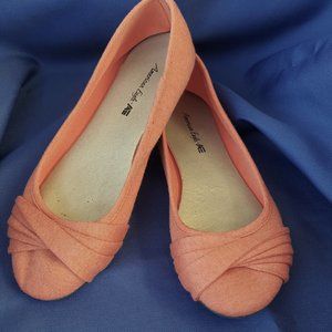 Near Perfect Condition American Eagle Fabric Upper Slide Slip on Flat Shoes Sz 7